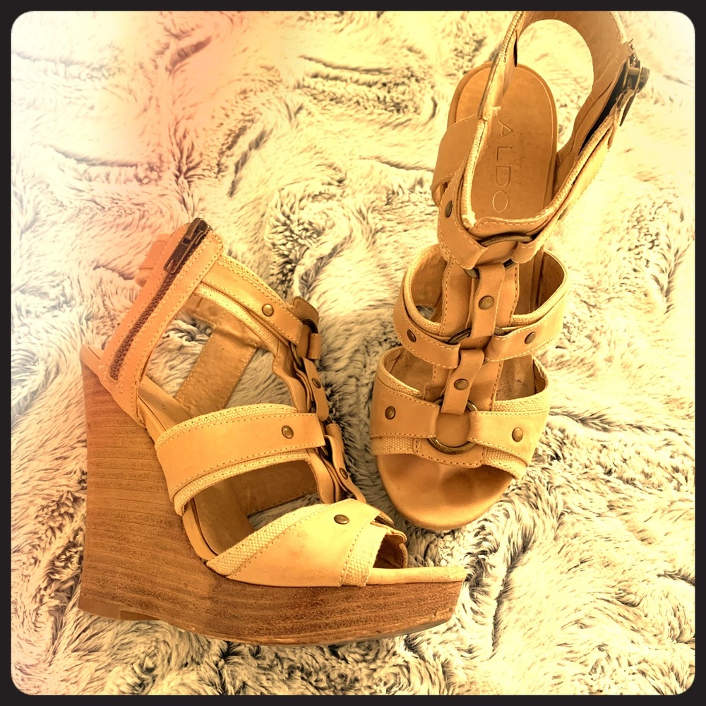 Aldo Edvalson Nude Wedge